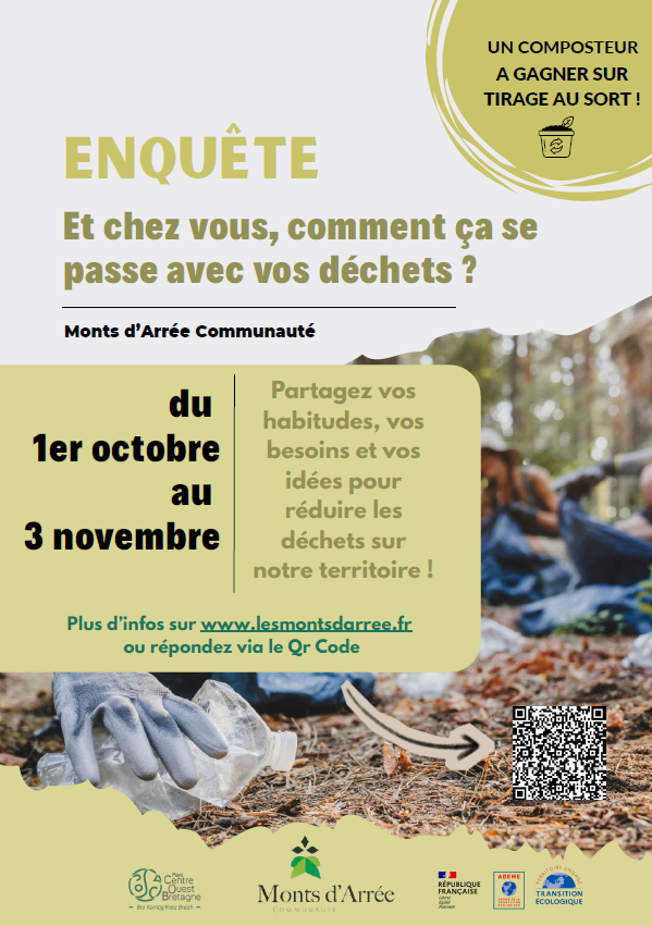 Affiche enquête PLPDMA MAC avec QrCode